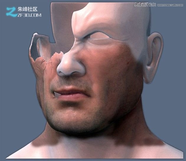 3DMAX制作科技獨眼怪人建模教程,