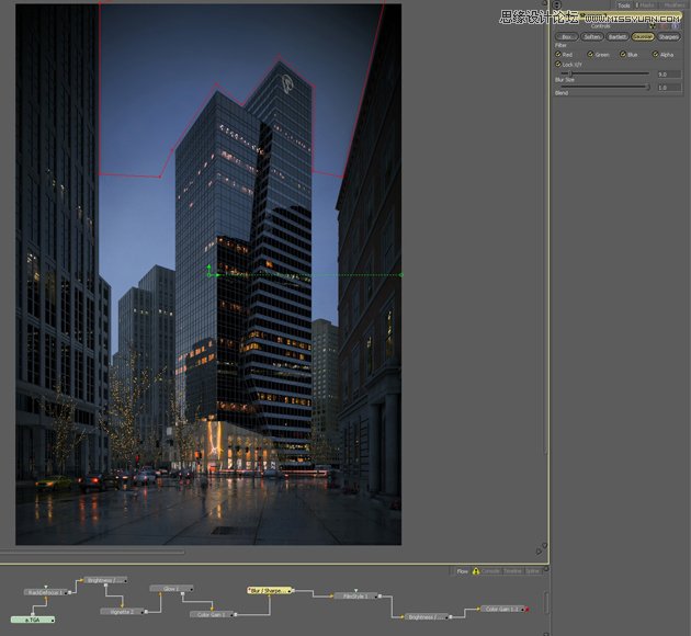 3dmax制作逼真的城市高樓大廈教程,