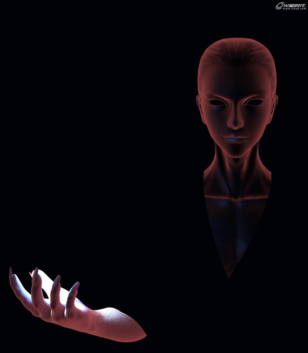 3DSMAX渲染火焰法師 武林網 3DSMAX渲染教程