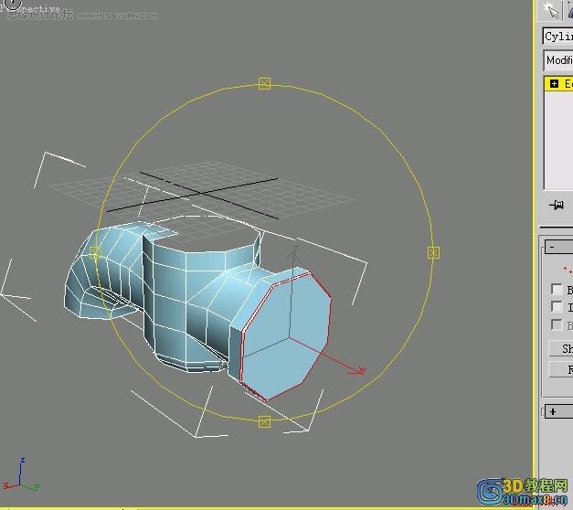 3D MAX建模教程：制作水籠頭建模教程,PS教程,思緣教程網