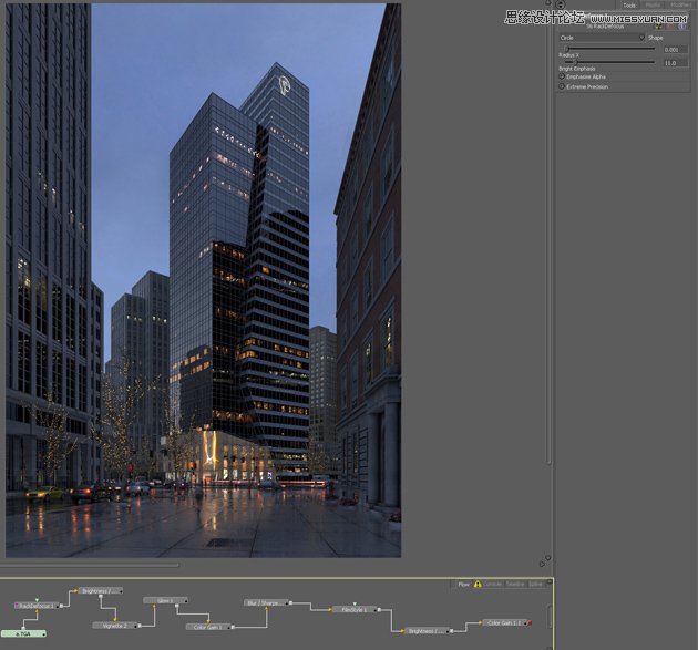 3dmax制作逼真的城市高樓大廈教程,