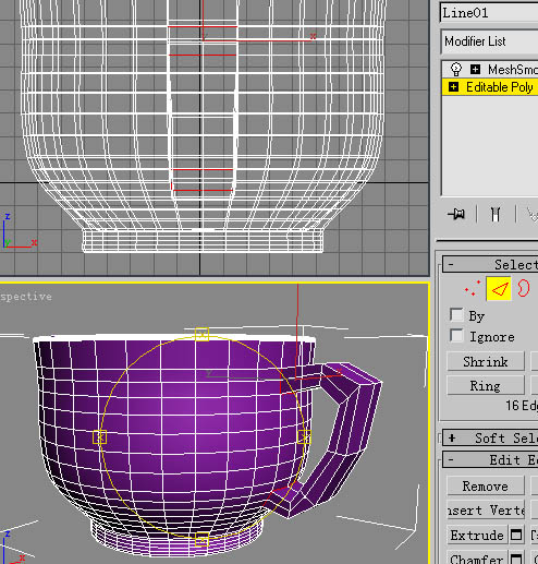 3DS Max教程：茶杯（旋轉＋多邊形建模） 武林網 3DSMAX建模教程