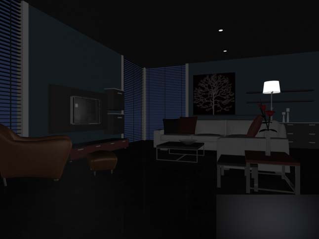 掃描線渲染室內效果圖 武林網 3DSMAX室內教程