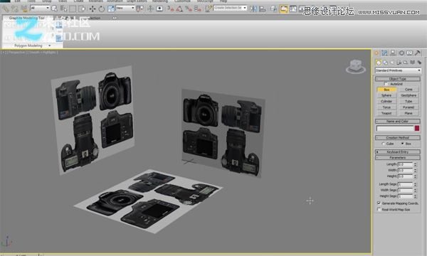 3dsmax制作數碼單反照相機建模教程,