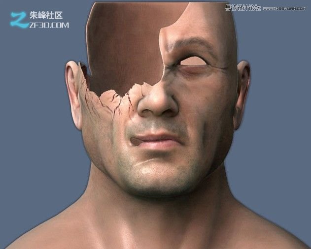 3DMAX制作科技獨眼怪人建模教程,