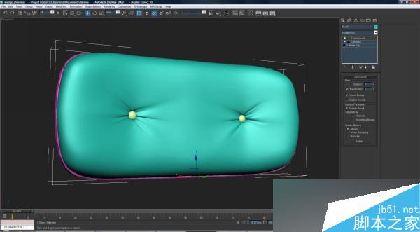3DSMAX打造休閑椅模型 武林網 3DSMAX建模教程