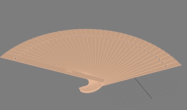 3dsmax打造漂亮木扇 武林網 3dsmax建模教程