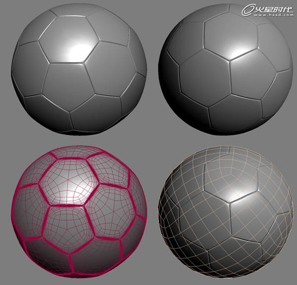 3DSMAX制作足球貼圖 武林網 3DSMAX材質貼圖教程