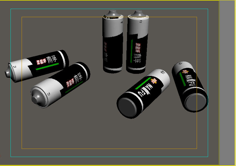 Blend混合材質制作電池 武林網 3DSMAX材質教程