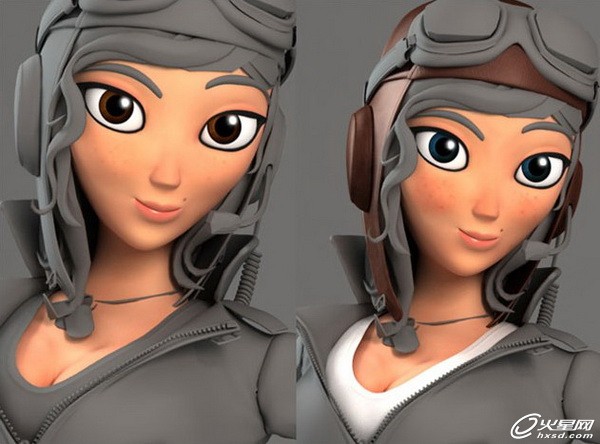 3DSMAX制作卡通女飛行員角色 武林網 3DSMAX角色教程