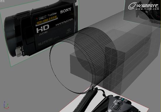 3DSMAX打造SONY攝像機模型 武林網 3DSMAX建模教程