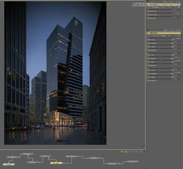 3dmax制作逼真的城市高樓大廈教程,