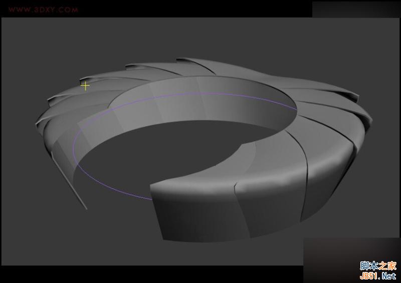 3DMAX詳解如何建造魚鱗狀建筑模型,PS教程,思緣教程網