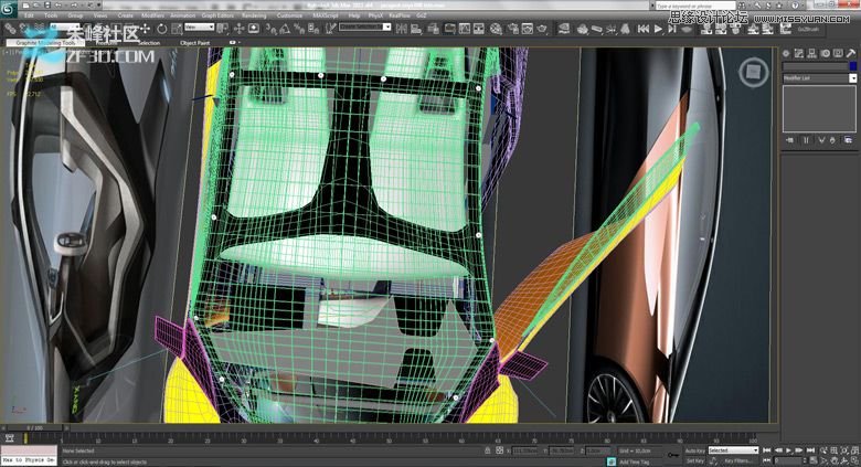 3dmax集合Vray制作標致時尚的汽車模型,