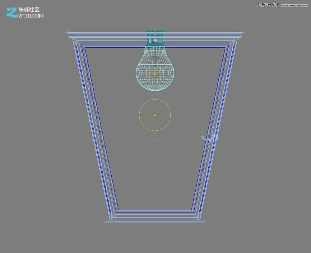 3dmax制作歐式風格的墻壁路燈效果,PS教程,思緣教程網