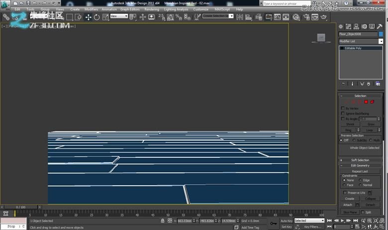 3dmax制作個性臥室效果圖教程,