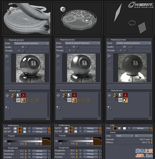 3DSMAX制作精美懷表 武林網 3DSMAX建模教程