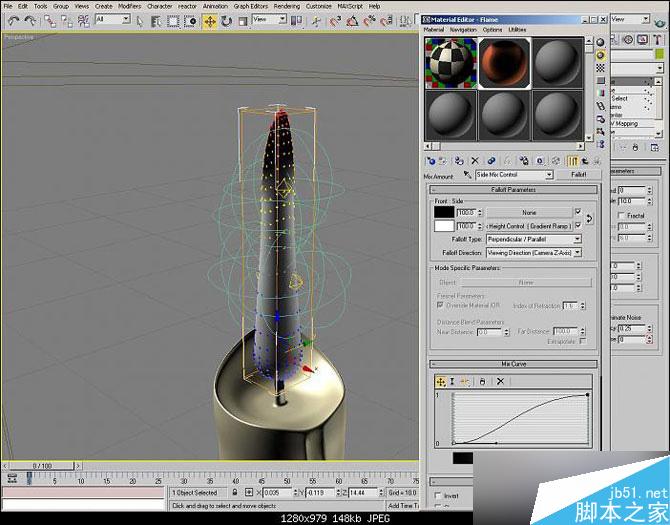 3DSMAX制作逼真的蠟燭 武林網 3DSMAX建模教程