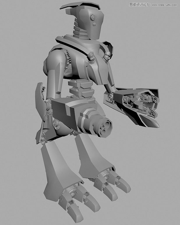 3DMAX制作超酷的外星機器人,破洛洛
