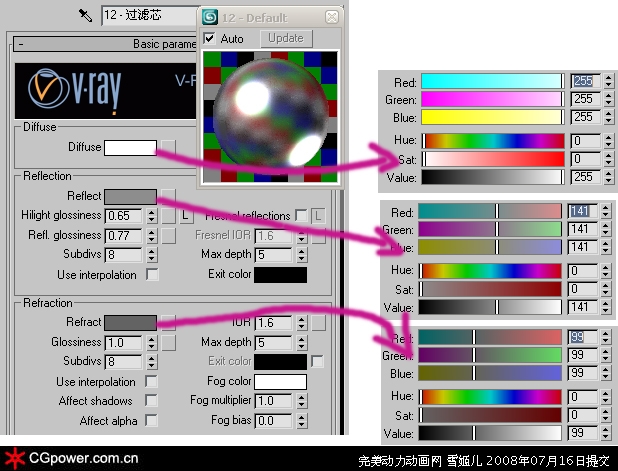 3DSMAX打造打火機塑料材質 武林網 3DSMAX材質教程