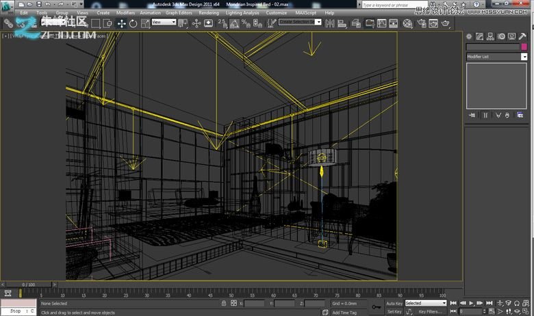 3dmax制作個性臥室效果圖教程,