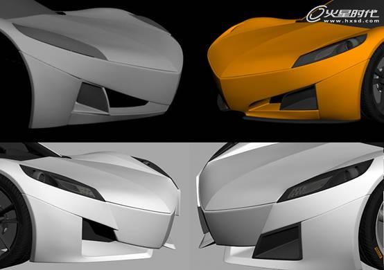 3DSMAX制作Tension GT跑車與游戲導入 武林網 3DSMAX建模教程