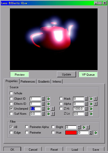 3ds Max 中HDRI與none clamp color 武林網 3DSMAX入門教程
