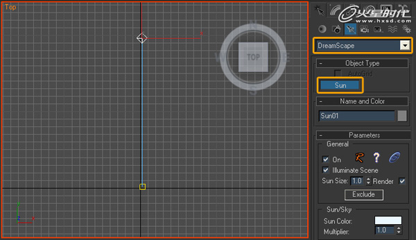 3DSMax打造日出場景 武林網 3DSMAX渲染教程