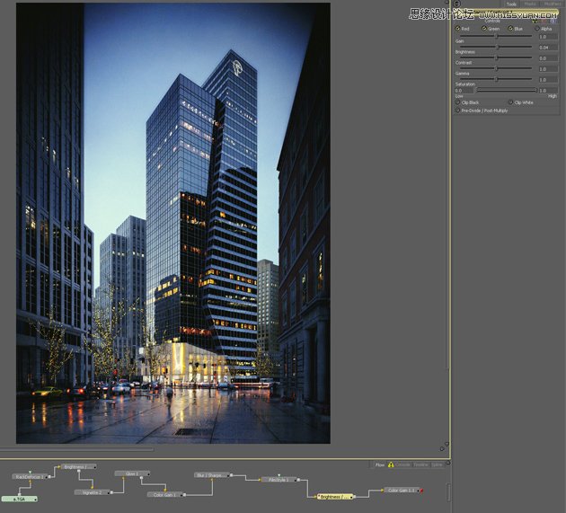 3dmax制作逼真的城市高樓大廈教程,