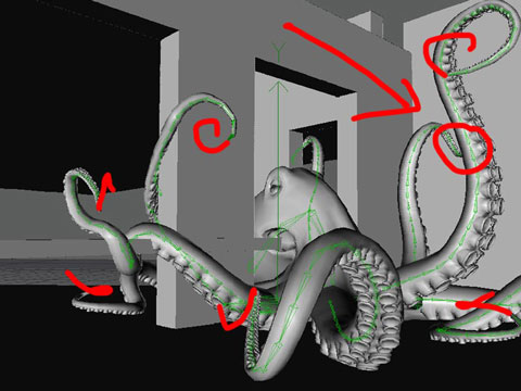 3DMAX建模教程，3D章魚的制作過程 武林網 3DSMAX建模教程