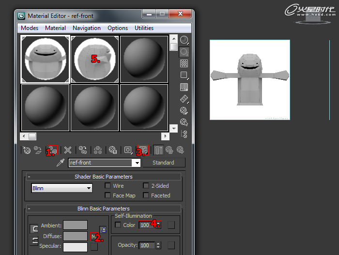 3DSMAX打造簡單卡通形象模型 武林網 3DSMAX教程