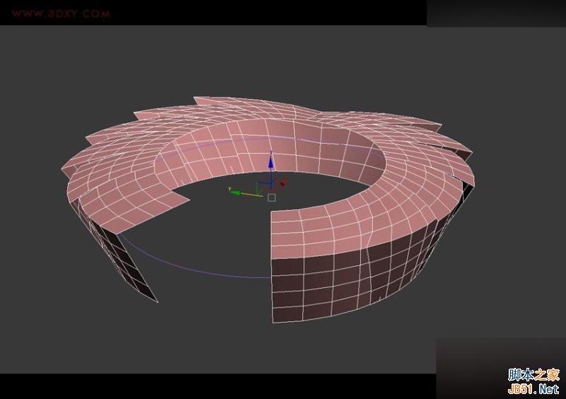 3DMAX詳解如何建造魚鱗狀建筑模型,PS教程,思緣教程網