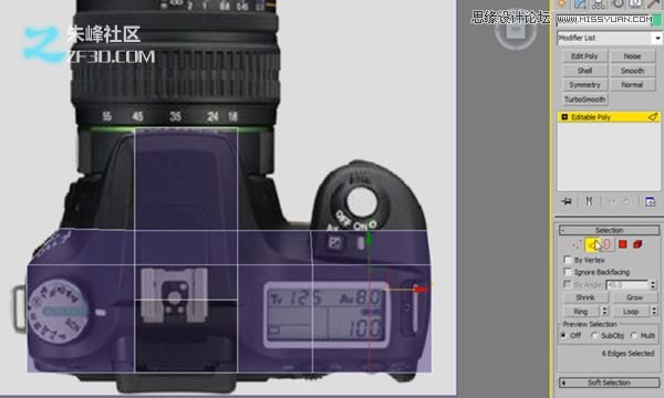 3dsmax制作數碼單反照相機建模教程,