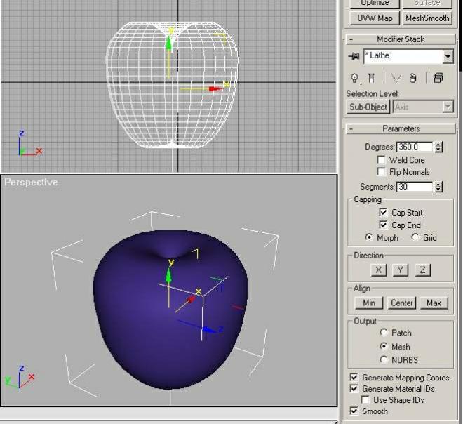 用3Dmax制作超現實主義蘋果