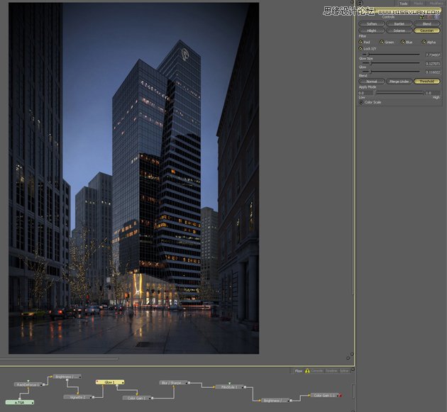 3dmax制作逼真的城市高樓大廈教程,
