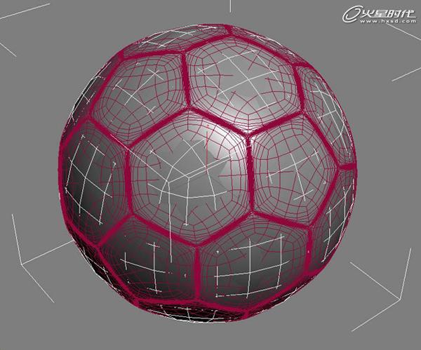 3DSMAX制作足球貼圖 武林網 3DSMAX材質貼圖教程
