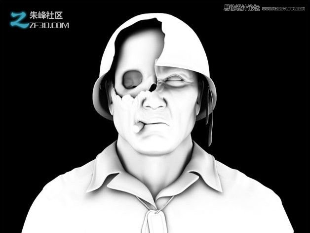 3DMAX制作科技獨眼怪人建模教程,