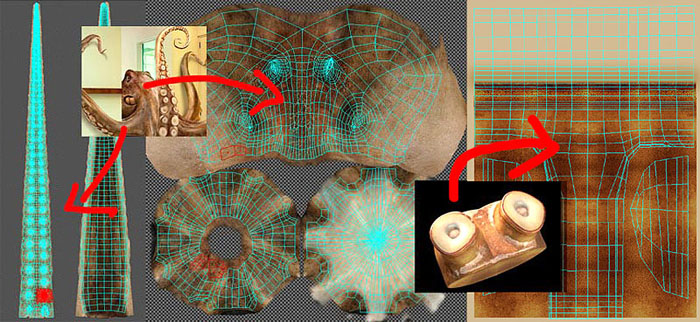 3DMAX建模教程，3D章魚的制作過程 武林網 3DSMAX建模教程
