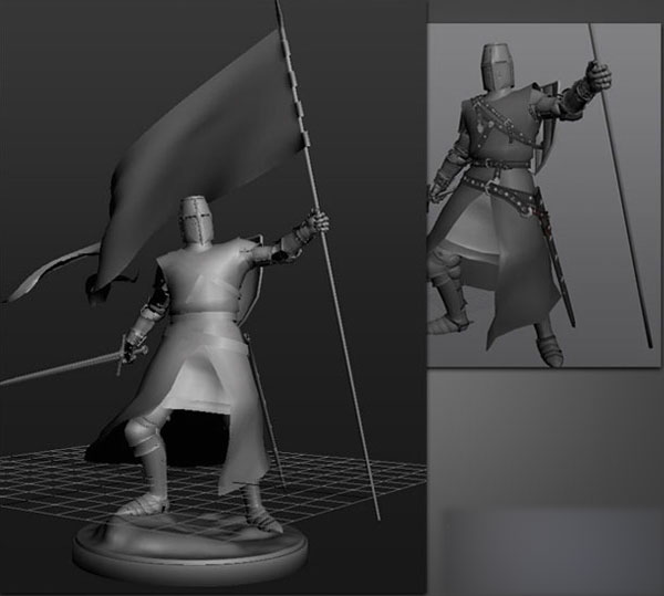 3DSMAX制作十字軍角色 武林網 3DSMAX角色教程