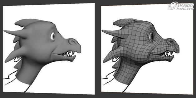 3DSMAX制作可愛卡通小龍角色 武林網 3DSMAX角色教程