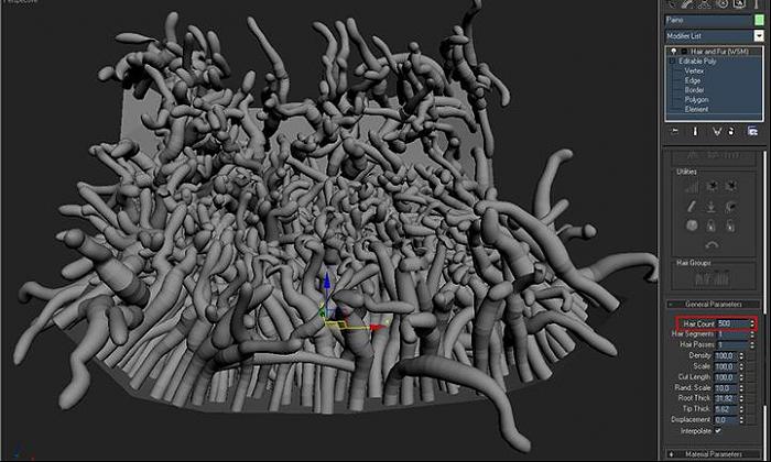 3dsmax毛發系統制作海葵 武林網 max渲染教程