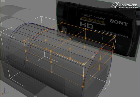 3DSMAX打造SONY攝像機模型 武林網 3DSMAX建模教程