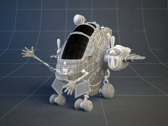 3DSMAX打造小黃蜂卡通飛行器 武林網 3DSMAX建模教程