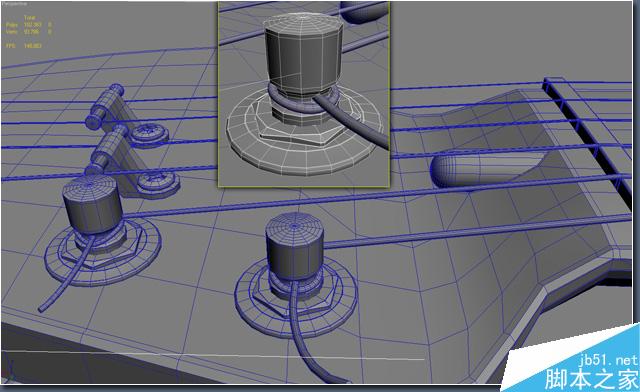 3DSMAX打造超逼真吉他 武林網 3DSMAX教程