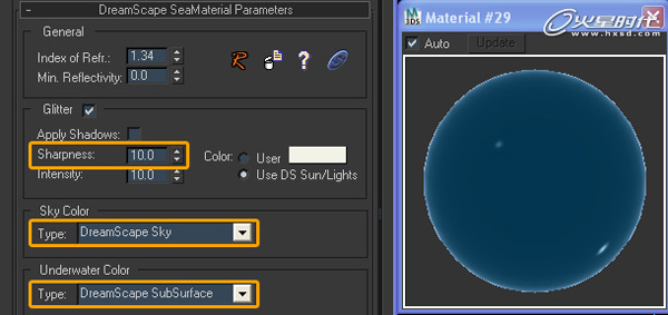 3DSMax打造日出場景 武林網 3DSMAX渲染教程
