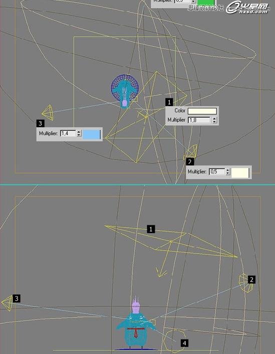用3ds Max制作嚇人的外星小怪物
