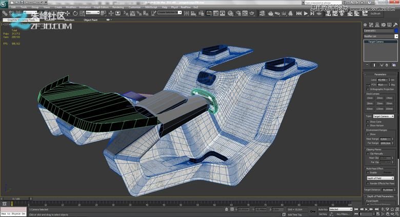3dmax集合Vray制作標致時尚的汽車模型,