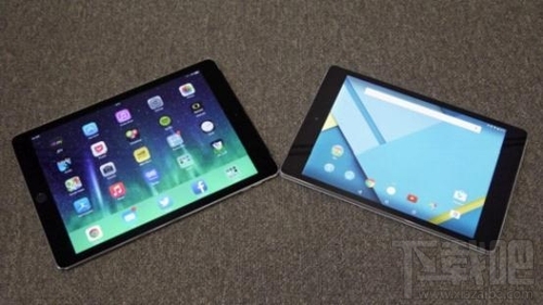iPad Air2和Google Nexus9屏幕對比