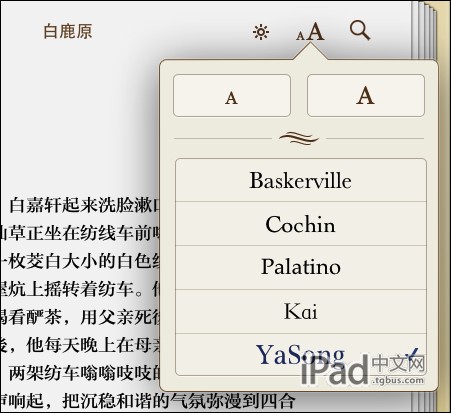 更換iPad默認字體