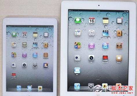 iPad Mini與iPad3正面外觀對比
